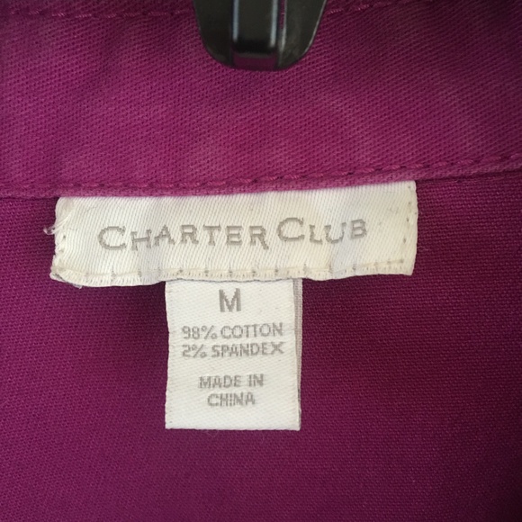 Host Pick: Charter Club Jean-style Jacket - M - Picture 2 of 4